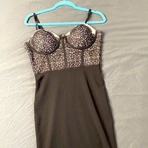 Black right cocktail sexy dress